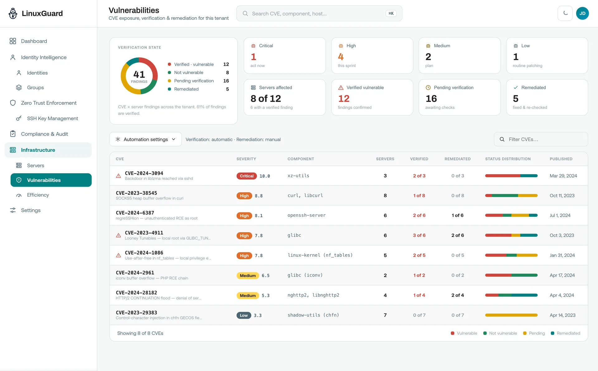 CVE & Vulnerability Management